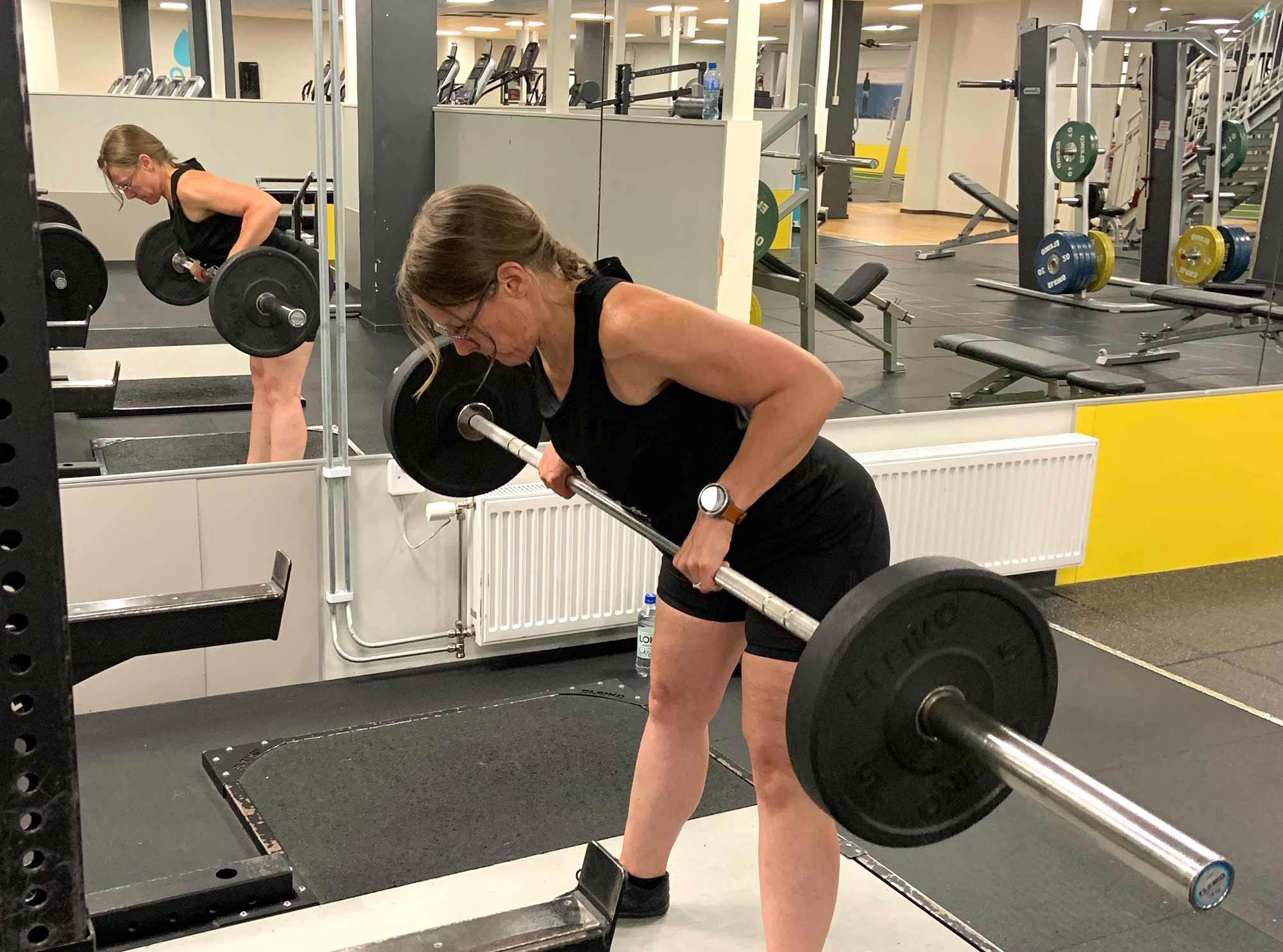 Barbell row